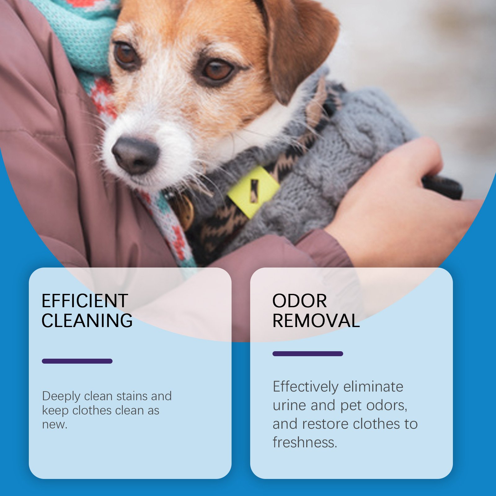 Yegbong Pet Washing Powder Deodorizing Deodorizing Deep Clean Stains Pet Washing Powder Decontamination Powder - Image 4