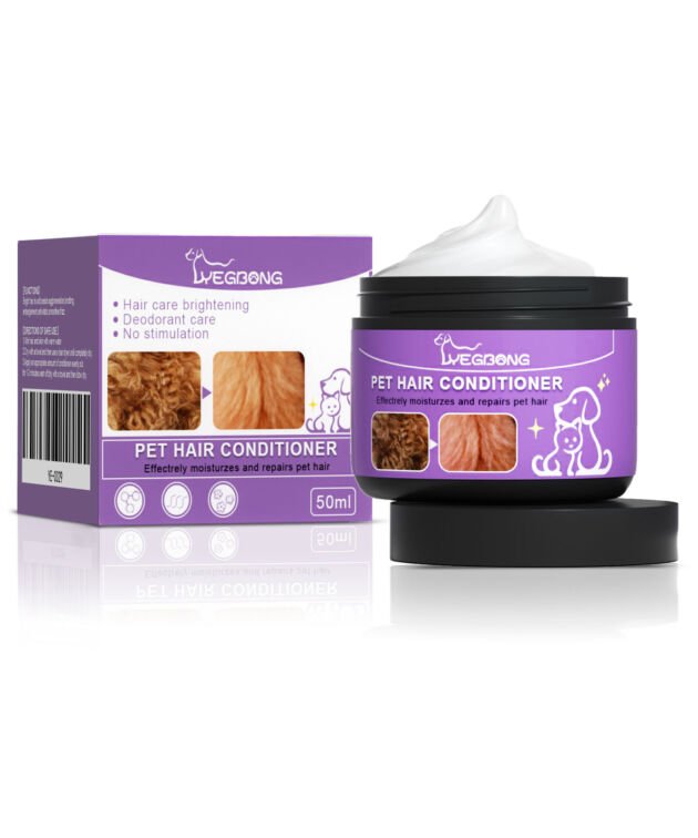 Pet Hair Conditioner, Fluffy Soft Not Knot Pet Pet Hair Clean Nursing Hair Cream