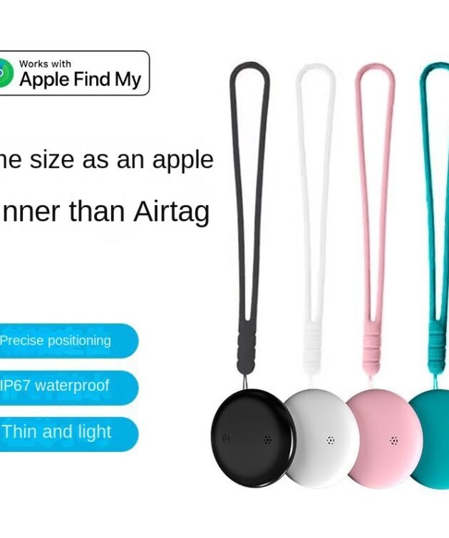 Waterproof Anti-Lost Tracker Compatible with Find My for Pet Locator, Alternative to Airtag