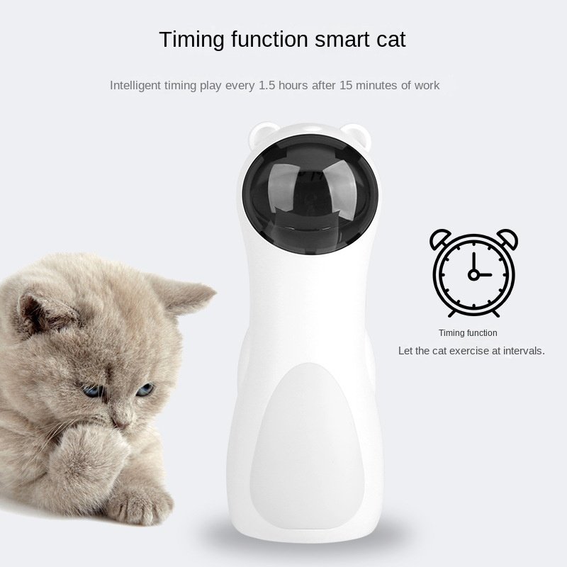 Cat Laser Toy Automatic Timing Laser Cat Toy Dual Power Supply LED Laser Wand Pet Laser Toy - Image 6