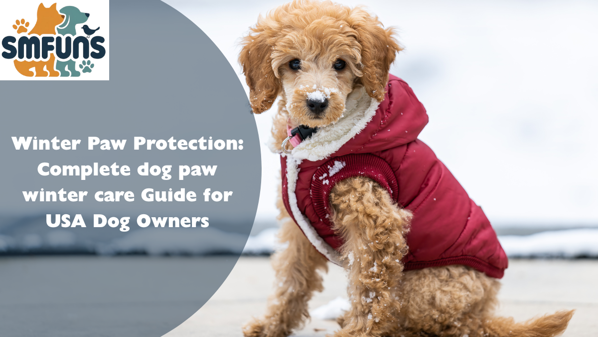 dog paw winter care