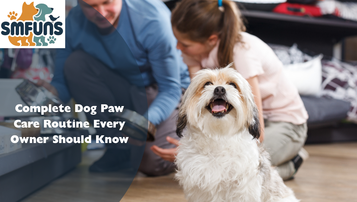 Dog Paw Care Routine